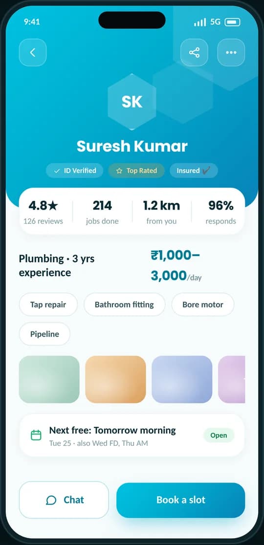 Verified Worker Portfolio